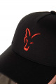 Fox Collection Trucker Hálós  Sapka - Fekete/Narancssárga