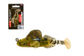 LIVETARTGET 2.8” GOBY PADDLETAIL RIGGED BROWN / CHARTREUSE 71MM 10G SINKING