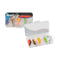 Kamasaki Hot Wobbler Szett (4 wobbler + 2 drótelőke + doboz)