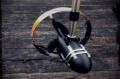 Icc Inox Csónakmotor Propeller Védő /black Edition/ - Íveltebb Formájú Hengeres Motortestű Csónakmotorokhoz