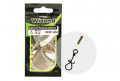 WIZARD SPIRÁL KAPOCS 2 FLUOROCARBON ELŐKE 9KG 25CM 2DB/CS