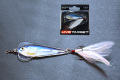 LIVETARGET FLUTTER SHAD JIGGING SPOON SILVER/BLUE  50 MM 11 G