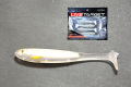 LIVETARGET SLOW-ROLL SHINER PADDLE TAIL SILVER/PURPLE 85 MM