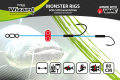 WIZARD MONSTER SURFACE LIVEBAIT DOUBLE MONO RIG 9/0+11/0 ROUND