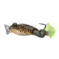 LIVETARGET THE ULTIMATE FROG POPPER BAIT GREEN / YELLOW 50MM 21G FLOATING