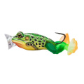 LIVETARGET THE ULTIMATE FROG POPPER BAIT GREEN / YELLOW 50MM 21G FLOATING
