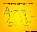 Solar Undercover Camo Twin Rib 1-Man Bivvy sátor