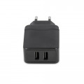 Maxlife hálózati töltő MXTC-02 2xUSB Fast Charge 2.4A, fekete