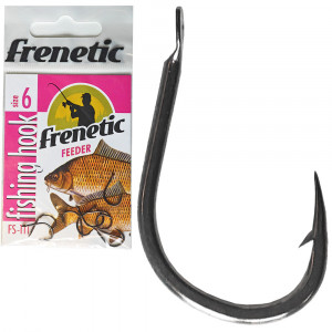 Frenetic FS111 black nikkel lapkás feeder horog 6