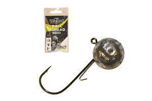 WIZARD  BALL JIG HEAD W/KEEPER 1/0 10G  3DB/CSOMAG LEAD