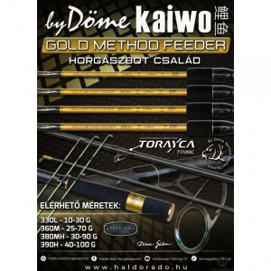 By Döme Kaiwo Gold Method Feeder horgászbot