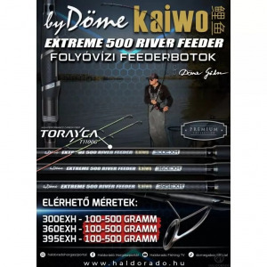 By Döme EXTREME 500 River Kaiwo Feeder  folyóvízi feederbot