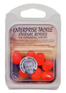 Enterprise 11x15 mm Dumbell bojli fluoro vörös