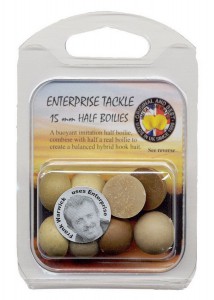 Enterprise 15 mm felezett bojli mixed barna