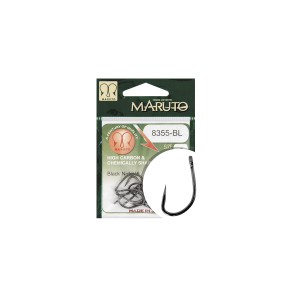 Maruto Horog 8355BL Carp Hooks Forged Straight Eye Babless HC