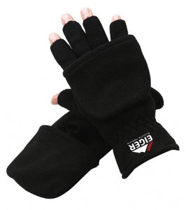 Eiger Fleece Glove Combi M Black (KIFUTÓ)