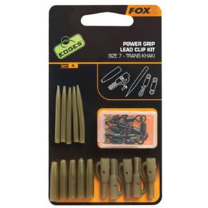 Fox Edges Power Grip Lead Clip Kit Thrans Khaki