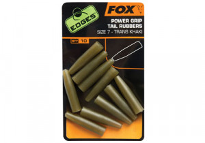 Fox Power Grip Tail Rubbers Trans Khaki