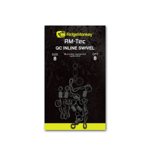 RidgeMonkey RM-Tec Quick Change Inline Swivel gyorskapcsos forgó
