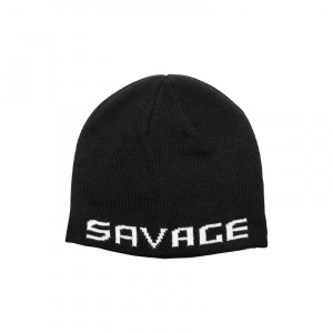 Savage Gear Logo Beanie - Black/White