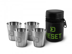 Delphin Reset 4in1 Rozsdamentes Acél Pohár Készlet