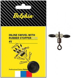 Delphin Inline Swivel With Rubber Stopper S / 0
