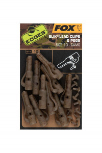 Fox  Camo Slik Lead Clip & Pegs (Size 10)
