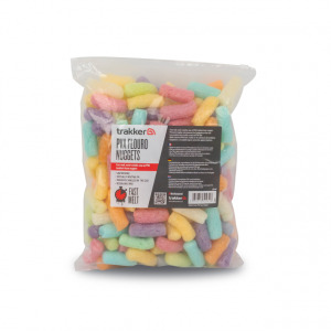 Trakker PVA Fluoro Nuggets - Oldódó, színes PVA habszivacs