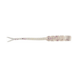 MUSTAD AJI HELLGRAMITE 2'' CLEAR RAINBOW GLITTER 12DB/CSOMAG