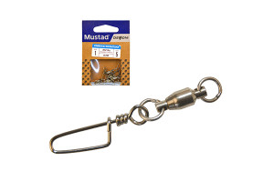 MUSTAD BB SWIVEL W/ COASTLOCK SNAP 1 5DB/CSOMAG