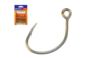 MUSTAD RUTHLESS IN-LINE SINGLE, 1 6PIECES/BAG