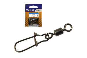MUSTAD POWER ROLLING SWIVEL W/ DUO LOCK 1 10DB/CSOMAG