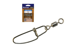 MUSTAD SS ROLLING W/ INSURANCE SNAP 1 7DB/CSOMAG