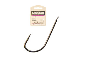 MUSTAD ULTRA NP MATCH MAGGOT SPADE BARBED 10 10DB/CSOMAG