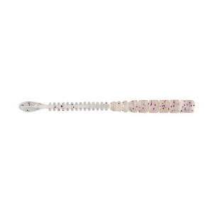MUSTAD AJI BEAVER TAIL 2.5'' CLEAR RAINBOW GLITTER 12DB/CSOMAG