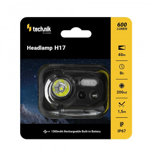Technik Fejlámpa H17