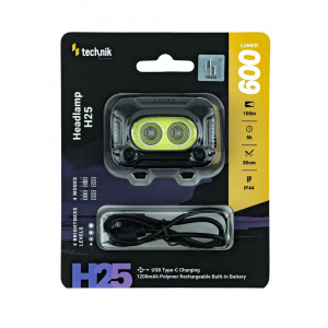 Technik Fejlámpa H25