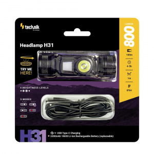 Technik Fejlámpa H31