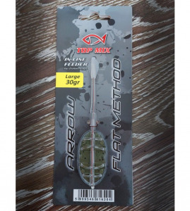 TOP MIX Arrow Flat method feeder kosár L