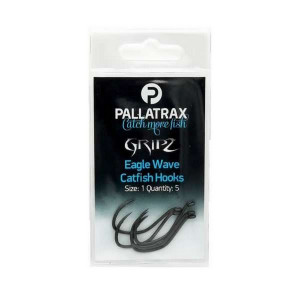 PALLATRAX GRIPZ CATFISH HOOKS (5) SIZE 1