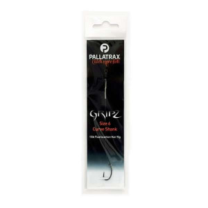 PALLATRAX GRIPZ CURVE SHANK HAIR RIGS SIZE 6 25LB STEAMLINK