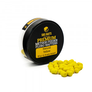 SBS Premium Method Feeder Fluro Wafters (citromsárga)