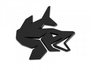 Delphin Pike Fekete 3D Matrica