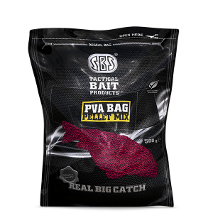SBS PVA Bag Pellet Mix - Fluro Natural (fluro natúr)