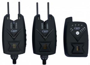 Czero Diabolo elektromos kapásjelző szett 2+1 piros, zöld