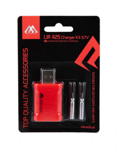 Mikado LIR425 USB Töltővel