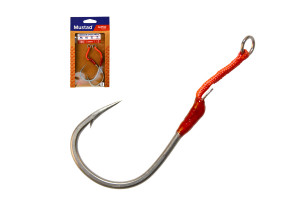 MUSTAD HOODLUM SPEED SINGLE,  8/0 TITAN STEEL 2PCS/BAG