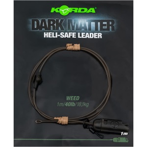 Korda - Dark Matter Leader Heli Safe Weed 40lb 1m
