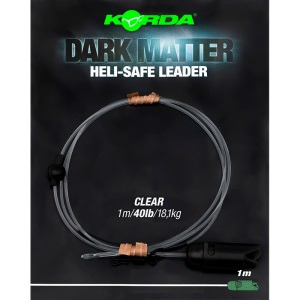 Korda - Dark Matter Leader Heli Safe Clear 40lb 1m