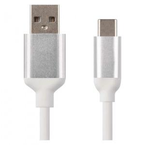 Emos Töltő- és adatkábel USB-A 2.0 / USB-C 2.0, 1 m, fehér
